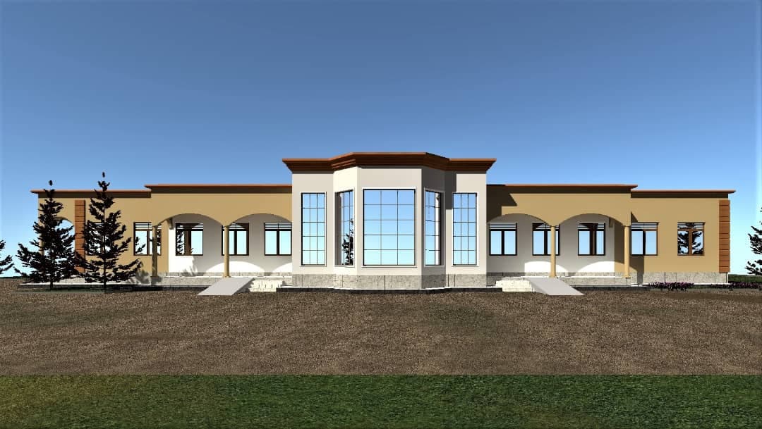 Artistic impression of proposed A'level block